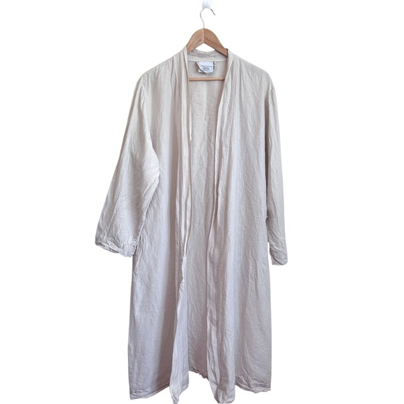 Parachute Other - Parachute Womens 100%. Linen Robe Duster Medium Bone Beige Loungewear Minimalist